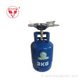 Vente chaude petit cylindre de gaz LPG 2 kg